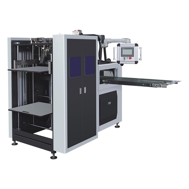 Máquina de colagem de canto de caixa rígida